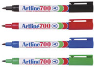 Artline 700 Permanent Marker Fine Bullet Tip